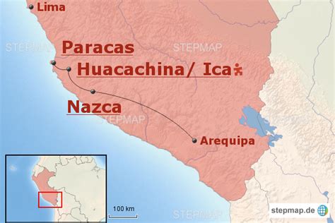 Stepmap Baustein Südperuhuacachina Oase Pisco Und Nazca Linien