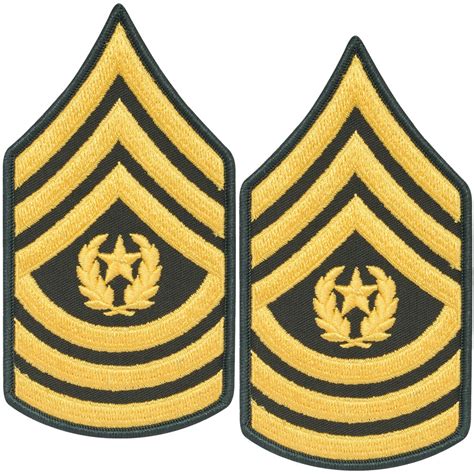 Army Command Sergeant Major Stripes