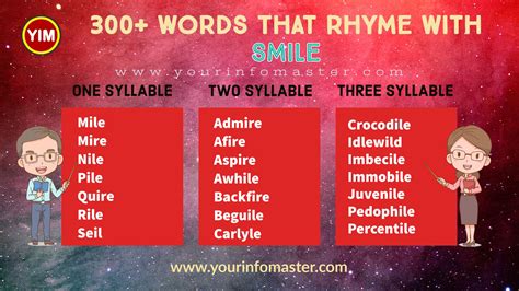 Words That Rhyme With Smile Your Info Master