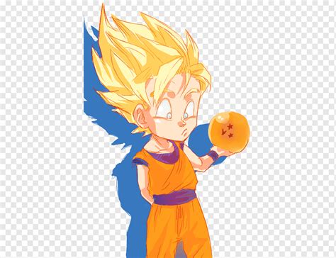 Goku Gohan Krillin Goten Shenron Goku Chibi Manga Orange Vertebrate