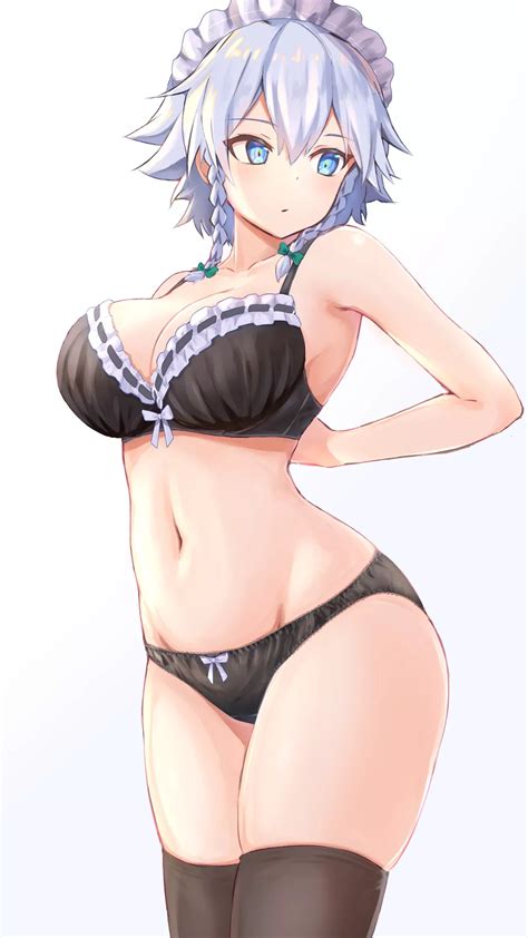 Sakuya Underwear Nudes Touhou Nsfw Nude Pics Org