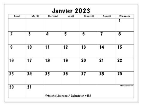 Calendrier Janvier 2023 À Imprimer 481ld Michel Zbinden Lu Mobile Legends
