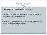 Photos of Taylor''s Principles Of Scientific Management