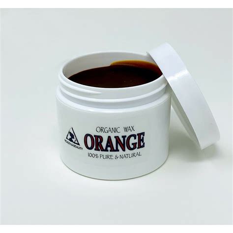 Orange Wax Organic Deodorized Citrus Peel Wax Natural 100 Pure 2 Oz
