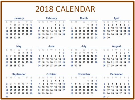 50 Microsoft Word Calendar Template 2018 Ufreeonline Template