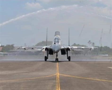 Tiga Pesawat Tempur Sukhoi Kembali Perkuat Skadron Udara 11 Lanud