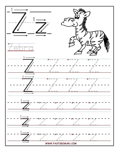 Alphabets Tracing Worksheets A To Z