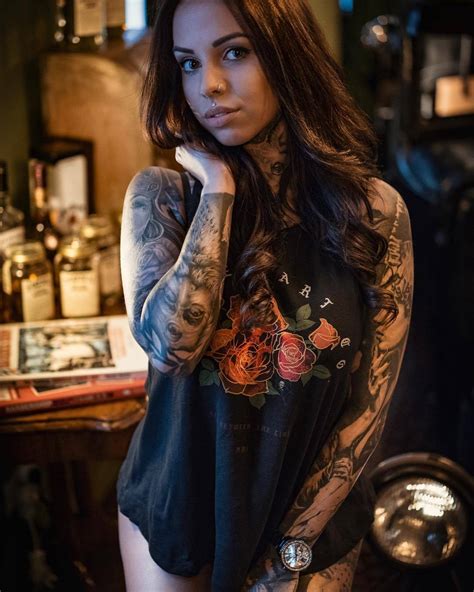 Tattoo Model And Tattoo Artist Nina Lüthy Inkppl