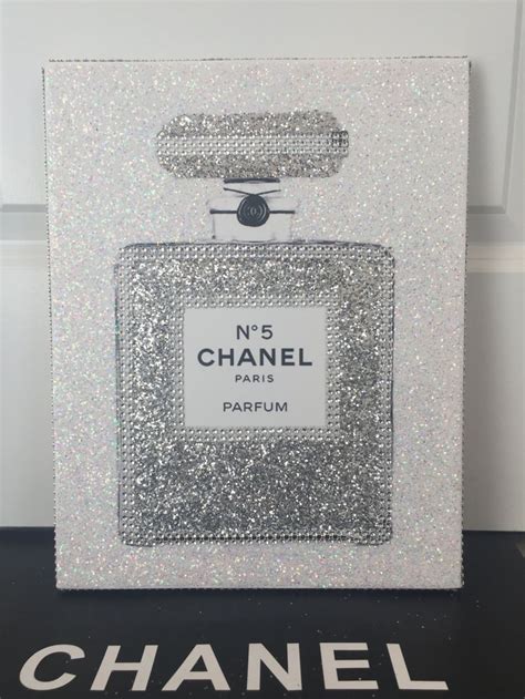 9 best CHANEL CANVAS ART GLITTER PRINT images on Pinterest | Chanel