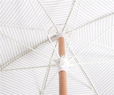 Wooden Beach Umbrella With Fringes 200cm Bu 312 Custom Umbrella