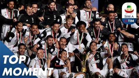 They're talking about a serie a record, but i bet there isn't regular measuring on jumping heights. Juventus's Trophy Celebration! | Juventus 1-1 Atalanta ...