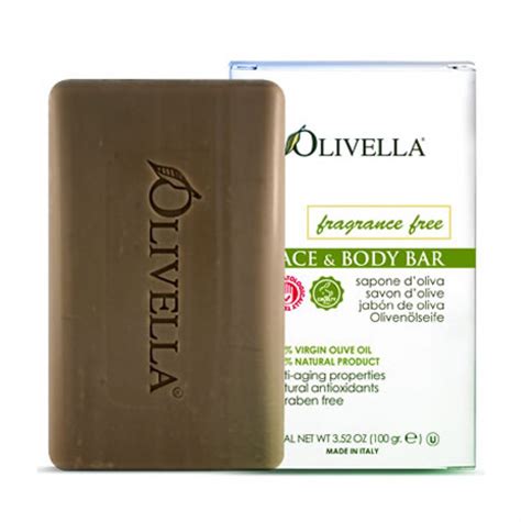 Face And Body Bar Fragrance Free By Olivella 352oz The Natural Olive