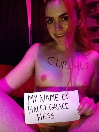 Exposed Webslut Haley Grace Hess Porn Pictures