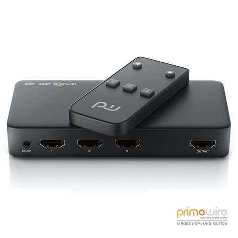 Primewire Audio Video Matrix Switch 3 Port 4k Hdmi Switch Mit