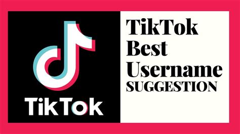 Best Tiktok Username Unique Eye Catching Tiktok Username Ideas