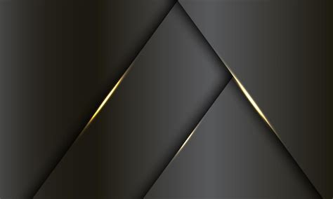 Premium Vector Abstract Dark Grey Metallic Gold Light Luxury Design