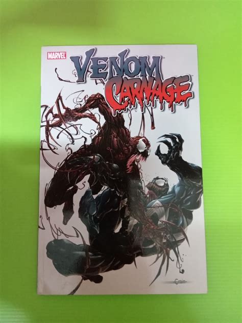 Tpb Venom Vs Carnage Clayton Crain Cover Art Marvel Comics