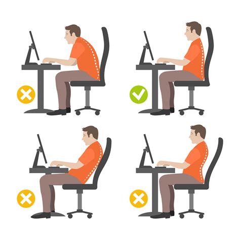 La Postura Corporal Correcta Para Sentarse Frente Al Computador