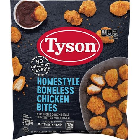 Tyson Homestyle Boneless Chicken Bites 4 Lb Frozen 4 Lb Instacart
