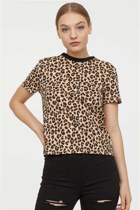 buy hm leopard shirt cheap online