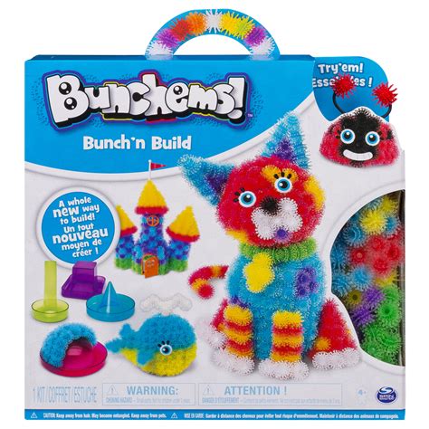 Bunchems Bunch'n Build Activity Kit with 4 Shaper Molds and 400 ...
