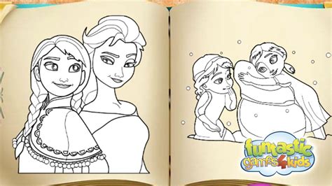 Una gran colección de páginas para colorear de elsa de la caricatura frozen. Frozen, Colorear dibujos de Frozen, Anna y Elsa para colorear, FuntasticGames4kids - YouTube