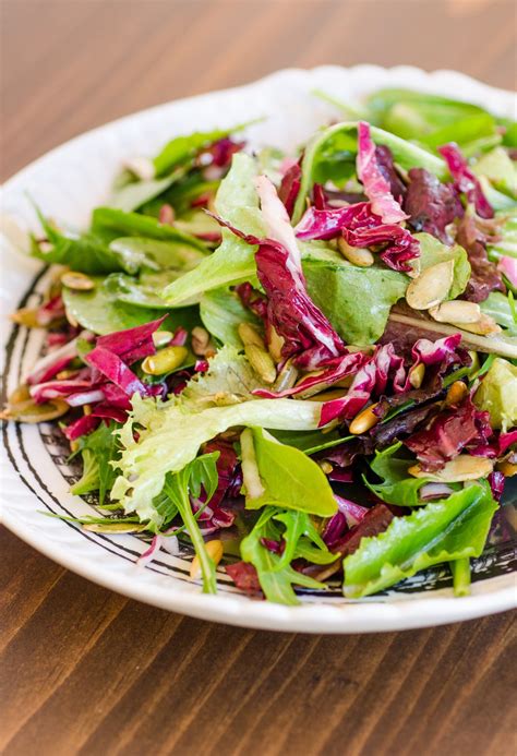 Other ingredients may include cottage cheese, cream cheese, marshmallows, nuts, or pretzels. Quick Side Dish Recipe: Lemony Green Salad with Radicchio ...