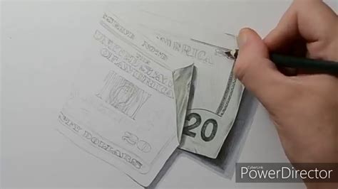 How To Draw 20 Dollar Bill Step By Step Amazing Talent Youtube