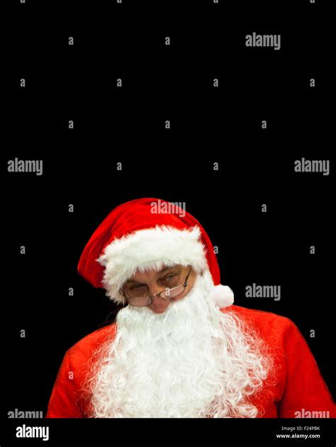 Portrait Of Santa Claus Stock Photo Alamy
