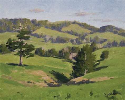 Painting Trees And Fields En Plein Air — Samuel Earp Artist