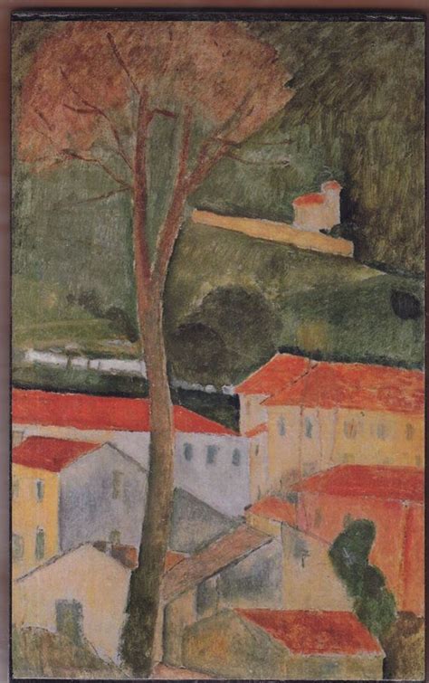 Landscape Amedeo Modigliani By Teogonia On Etsy Amedeo Modigliani