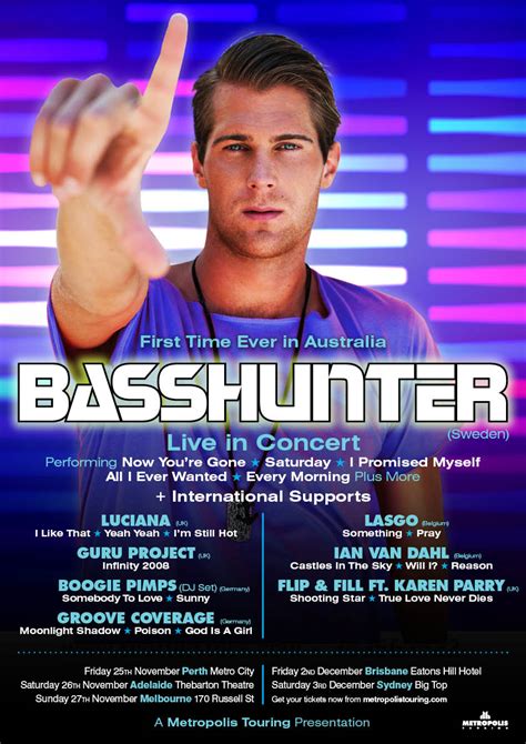 Basshunter Australian Tour Starts Next Week Spotlight Report