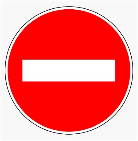 No Entry Sign Vector Free Download