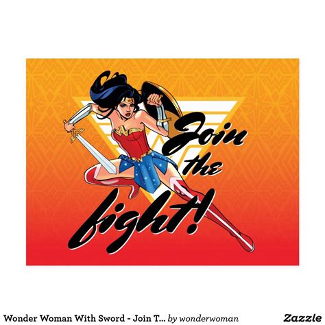 wonder-woman-with-sword-join-the-fight-postcard-woman-with-sword,-wonder-woman,-wonder-woman