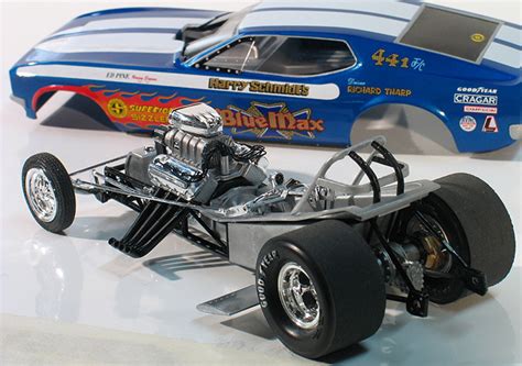 Harry Schmidt Richard Tharp 1972 Blue Max Ford Mustang Funny Car