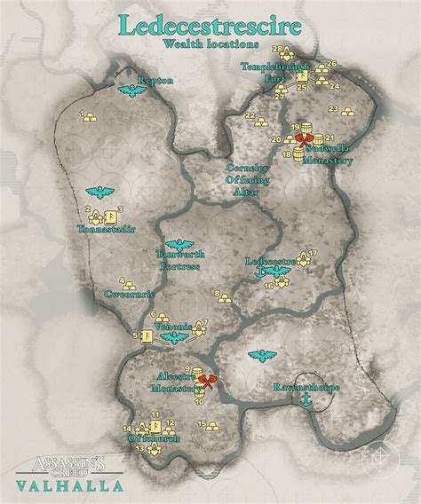 Assassin S Creed Valhalla Fabric Locations Map