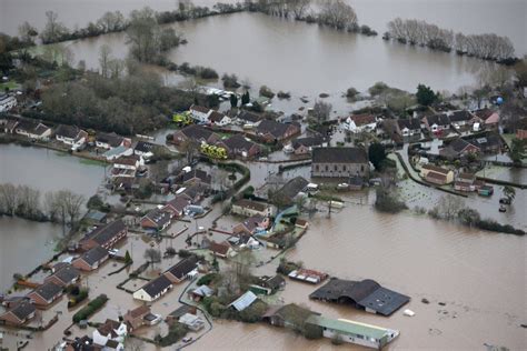 Flooded Somerset Levels Climates Climate Change Uk Climate