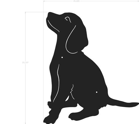 Dog Outline Silhouette Clip Art
