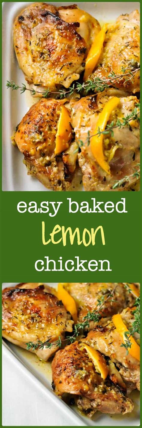 20+ easy baked chicken breast recipes. Easy Baked Lemon Chicken - Flavour and Savour