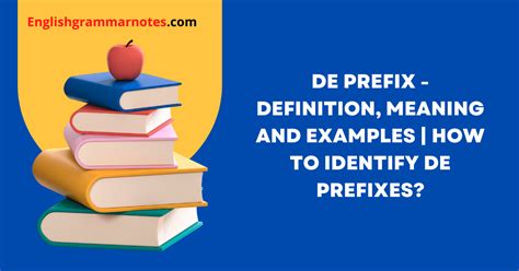 De Prefix Definition Meaning And Examples How To Identify De