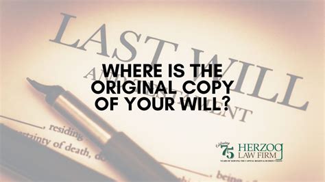 Who Keeps The Original Copy Of A Will