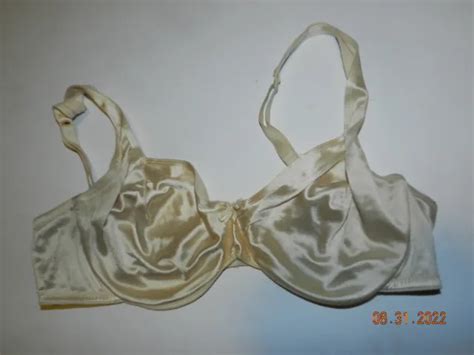 vintage maidenform satin seduction bra style 07819 size 38c ivory 49 99 picclick