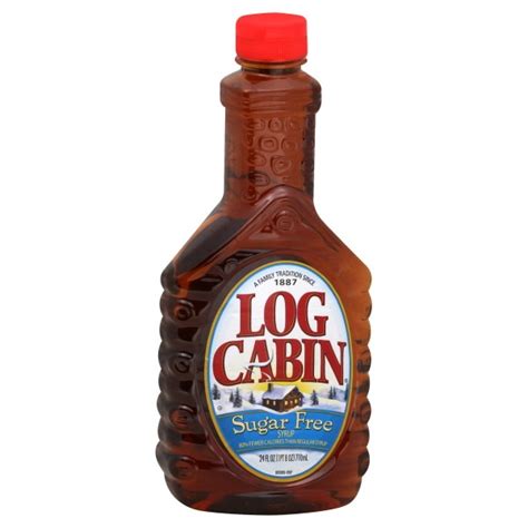 If the syrup runs out of the bottle like water, that is a big turn off. Log Cabin Syrup Sugar Free