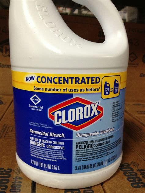 Printable Clorox Bleach Label