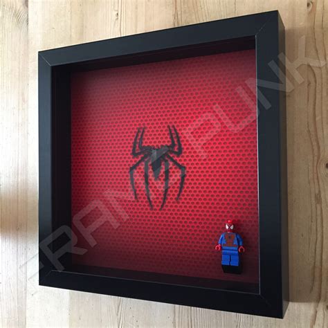 Spider Man Lego Minifigure Display Frame Frame Punk