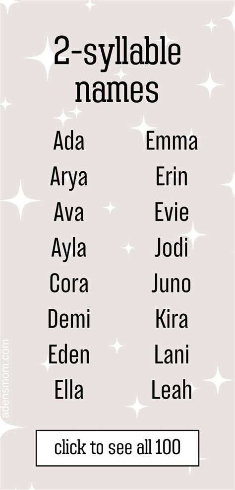 175 Two Syllable Girl Names [gorgeous Names For 2024]