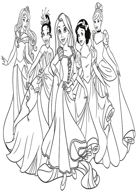 Imagenes De Princesas De Disney Kawaii Para Colorear Dibujos Para