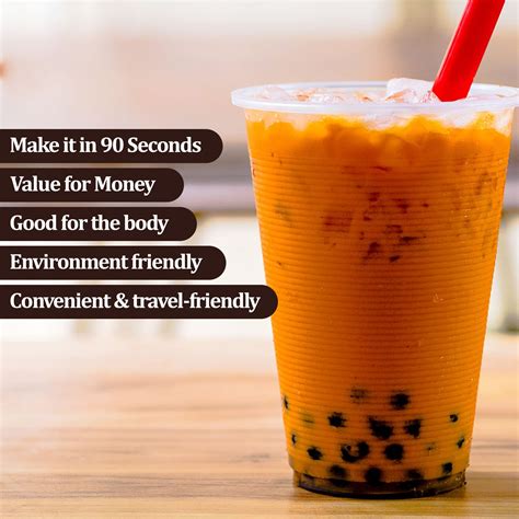 buy thai milk tea premium bubble tea powder 1kg 33 servings make bubble tea at home