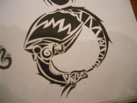 Tribal Ouroboros Tattoo By Mikaylamettler On Deviantart