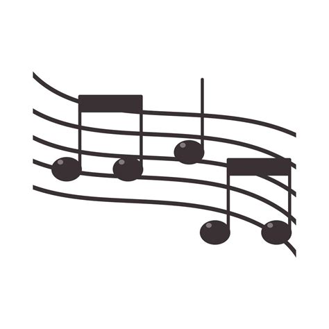 Music Note Melody Sound Icon Flat Design 2496322 Vector Art At Vecteezy